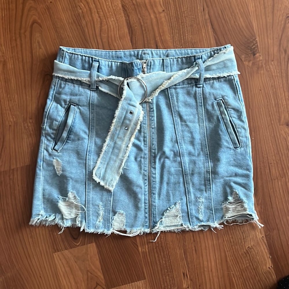 Forever 21 Jean Mini Skirt